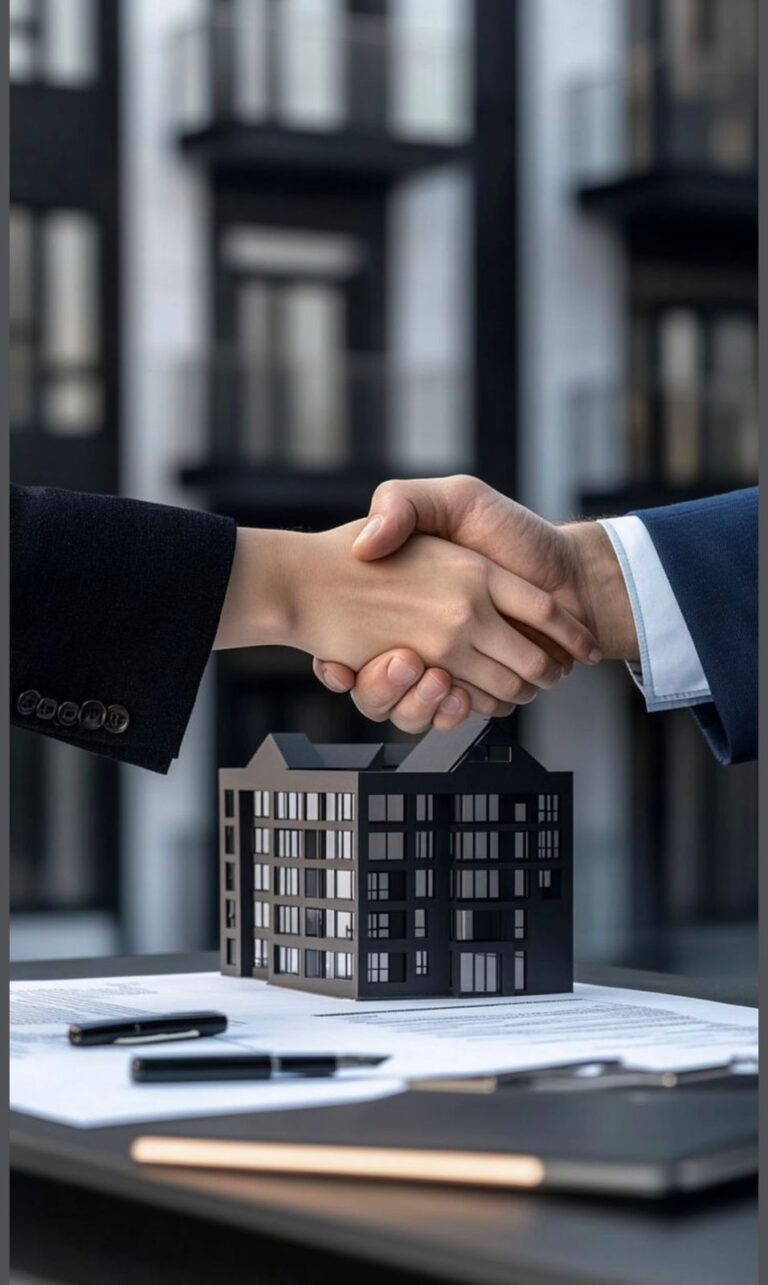 Business handshake symbolizing partnership, created for website by the best freelance social media marketer in Qatar”