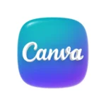 Canva logo used for creative design services by the best freelance social media marketer in Qatar